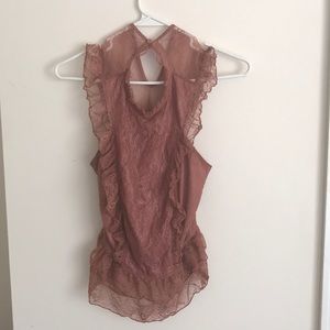 Express Lacy Tank Top/ Blouse